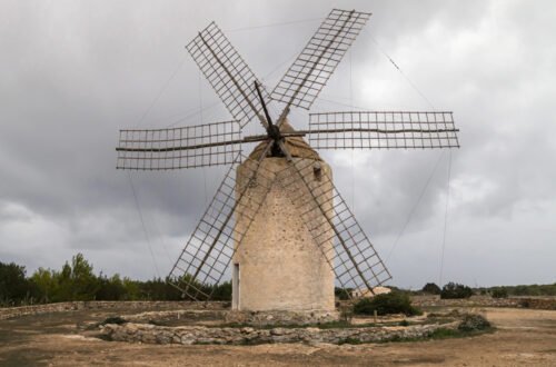 mulino a vento formentera spagna